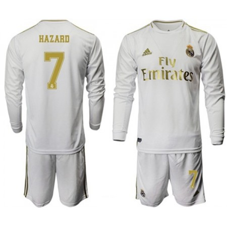 Real Madrid Hazard 7 Kind Thuis Tenue 2019-20 L/S